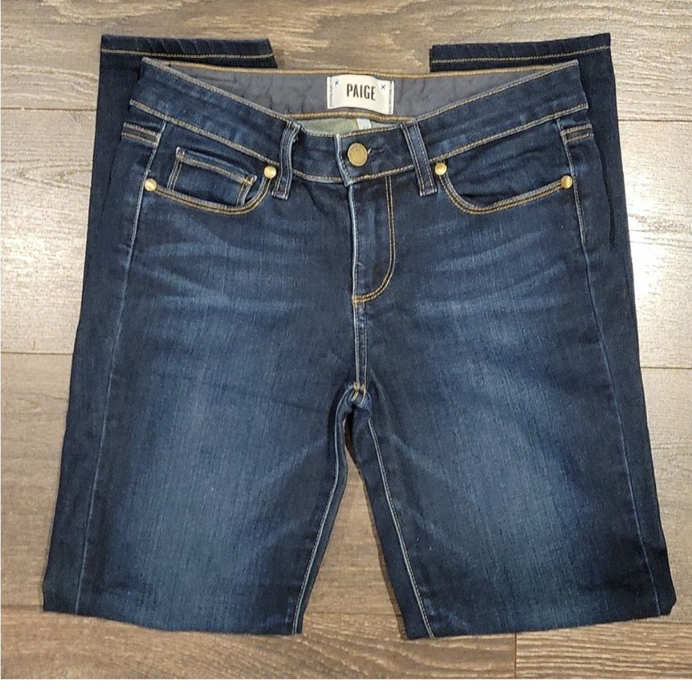 ❤️ PAIGE SKYLINE SKINNY ANKLE JEANS, 4 (27)